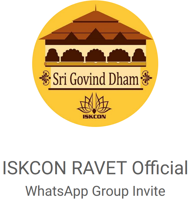 ISKCON Ravet on WhatsApp